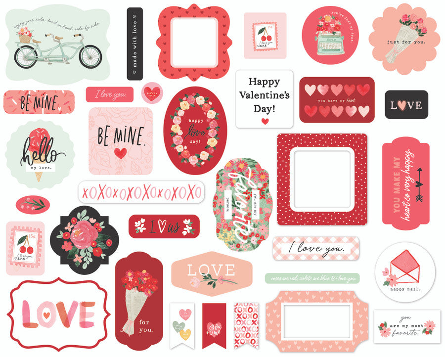 MY VALENTINE Ephemera - Carta Bella