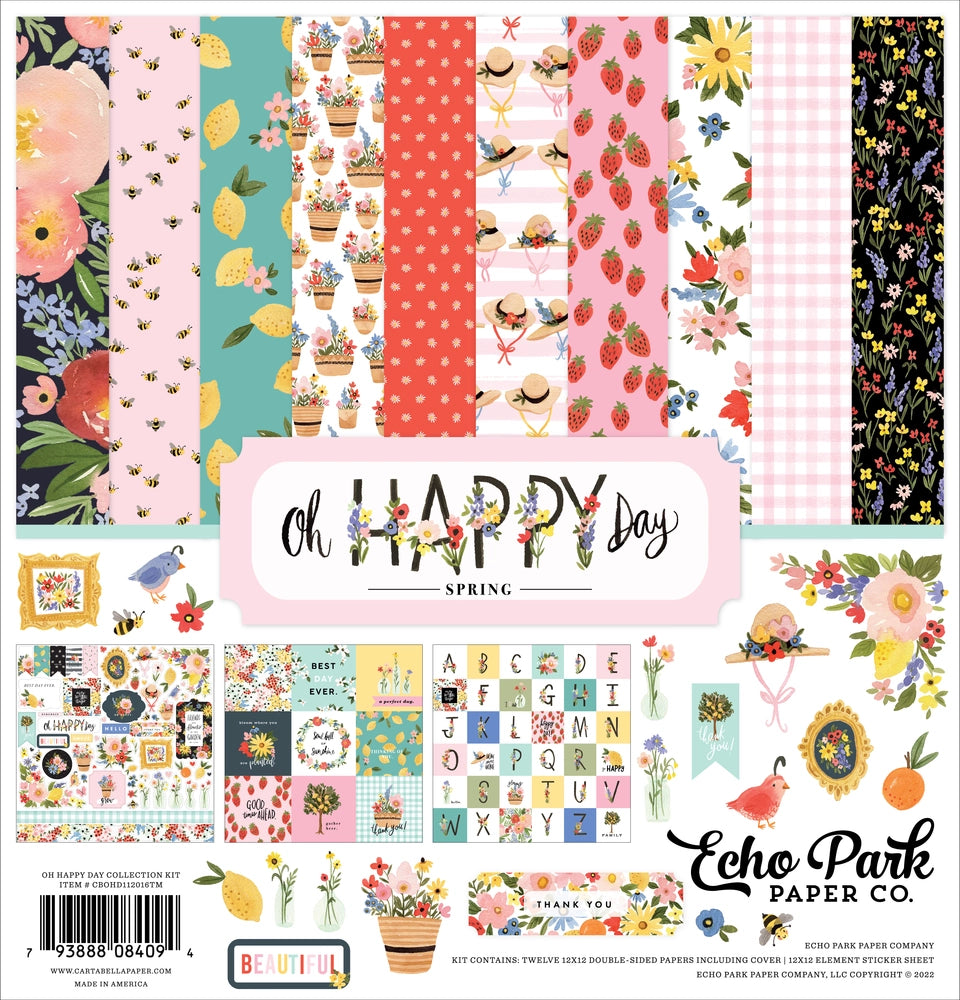OH HAPPY DAY 12x12 Collection Kit - Echo Park