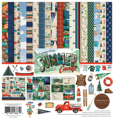 Summer Camp 12x12 collection kit from Carta Bella Paper