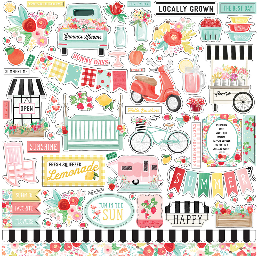Carta Bella Paper Company Farmhouse Market Collection Kit Paper