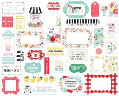 SUMMER MARKET Frames & Tags - Carta Bella