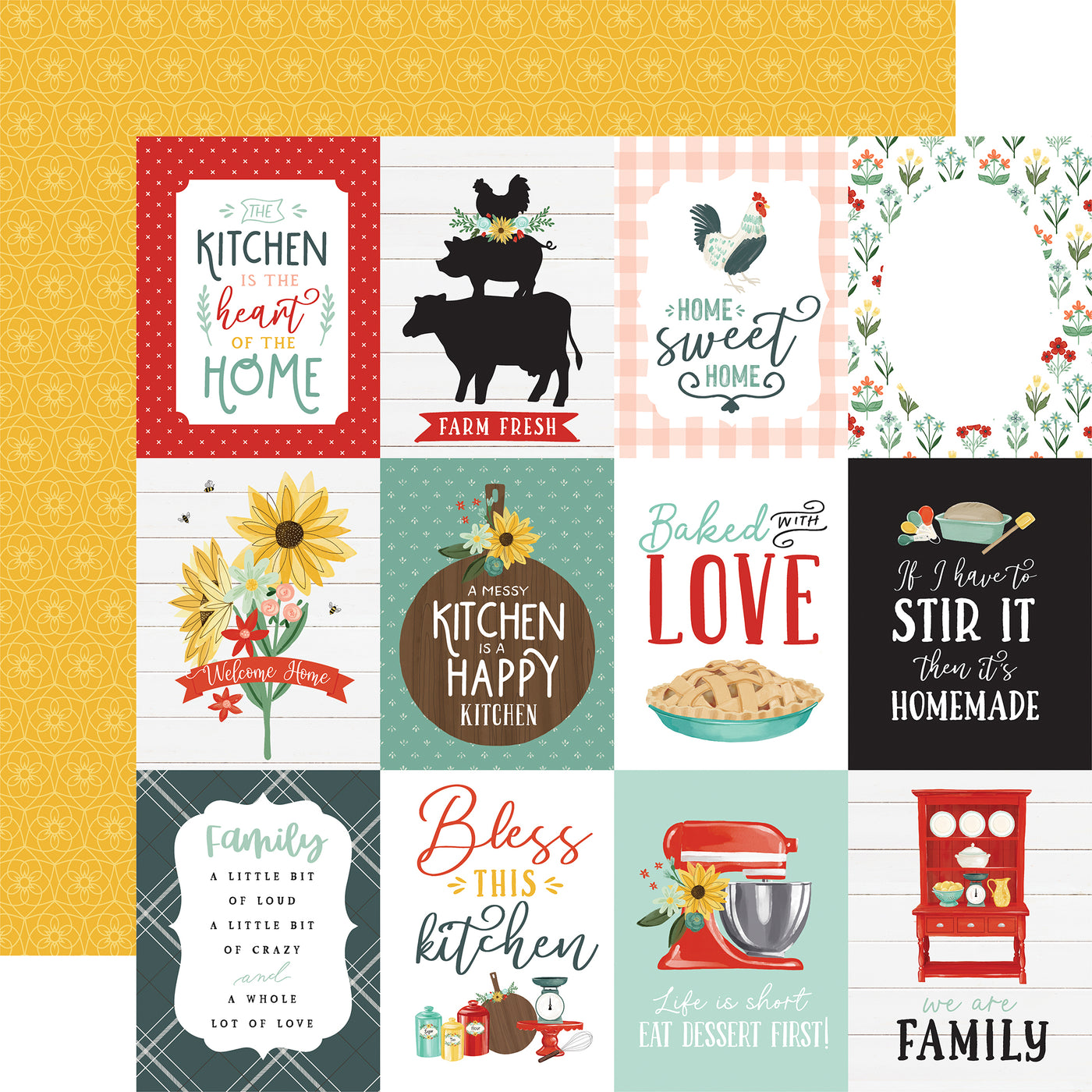 SUNFLOWER MARKET 12x12 Collection Kit - Carta Bella