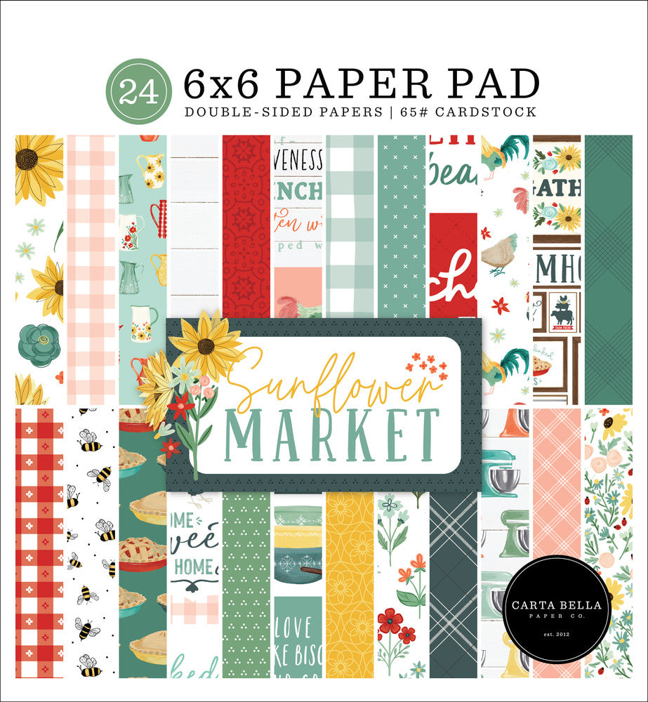 Darling papers convey images of the farm, home, and kitchen in a beautiful color combination.