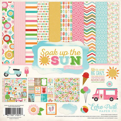 SOAK UP THE SUN 12x12 Collection Kit from Carta Bella Paper Co. - includes Element Sticker Sheet