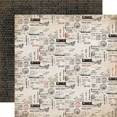 TRANSATLANTIC TRAVEL 12x12 Collection Kit - Echo Park