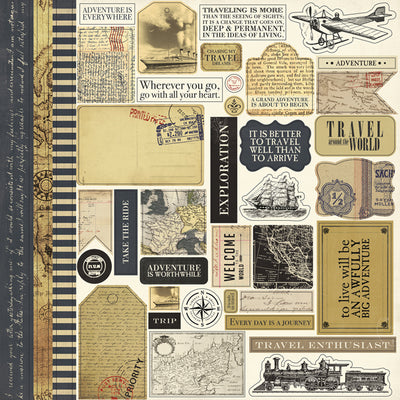 TRANSATLANTIC TRAVEL 12x12 Collection Kit - Echo Park