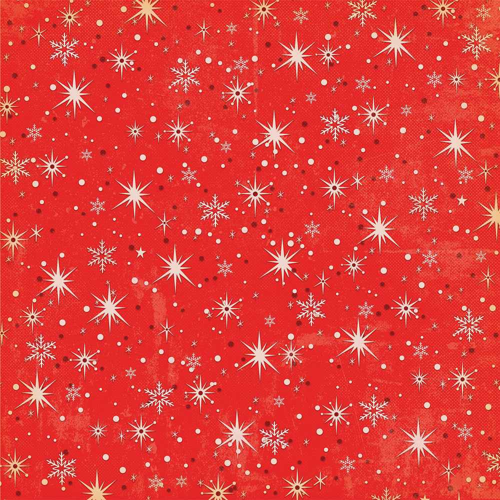 CHRISTMAS SQUARES - 12x12 Patterned Cardstock - Carta Bella