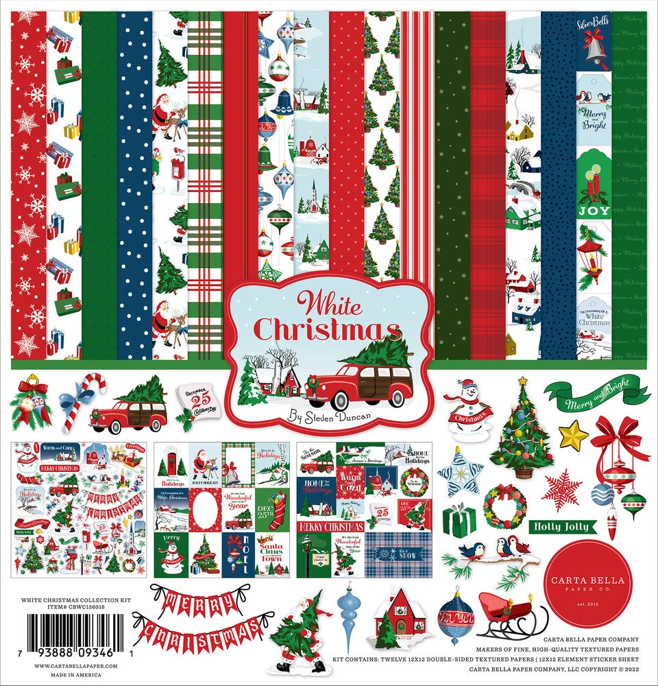 WHITE CHRISTMAS 12x12 Collection Kit - Carta Bella