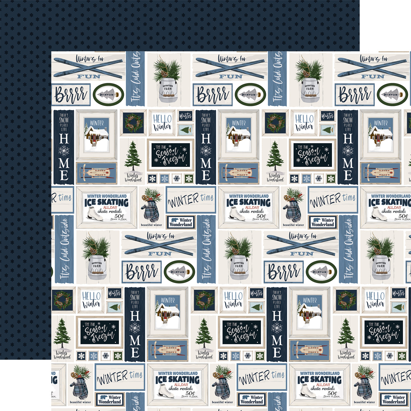 WELCOME WINTER 12x12 Collection Kit - Carta Bella