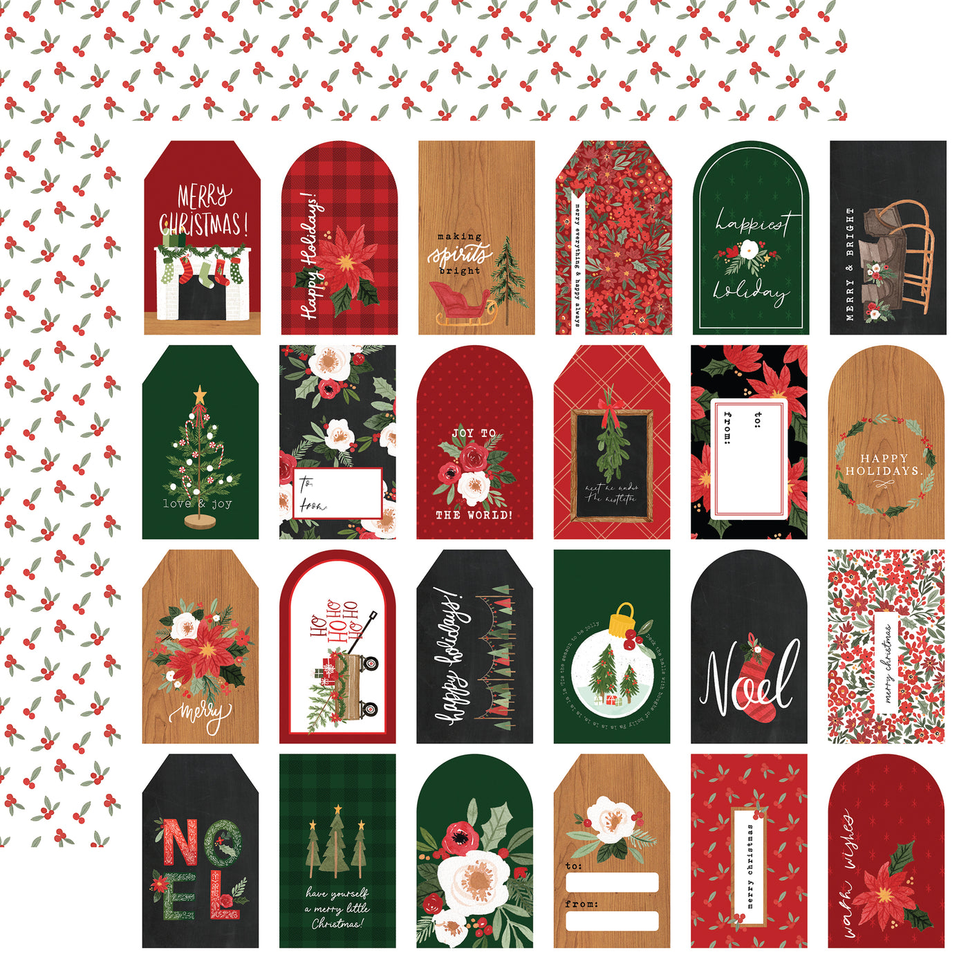 HAPPY CHRISTMAS 12x12 Collection Kit - Carta Bella