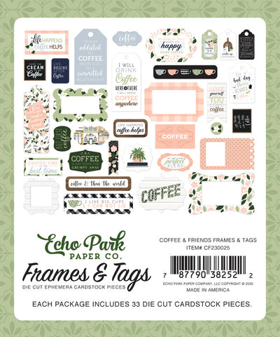 COFFEE & FRIENDS Frames & Tags - Echo Park