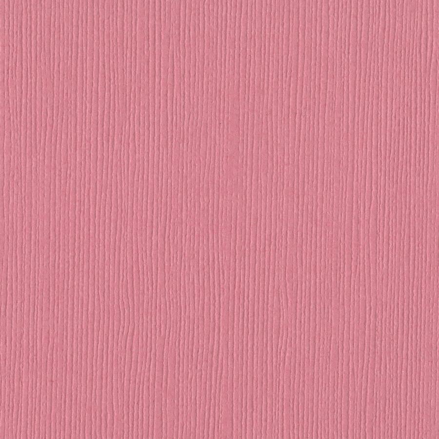 Bazzill Basics CHABLIS pink - 12x12 inch - 80 lb - textured scrapbook paper