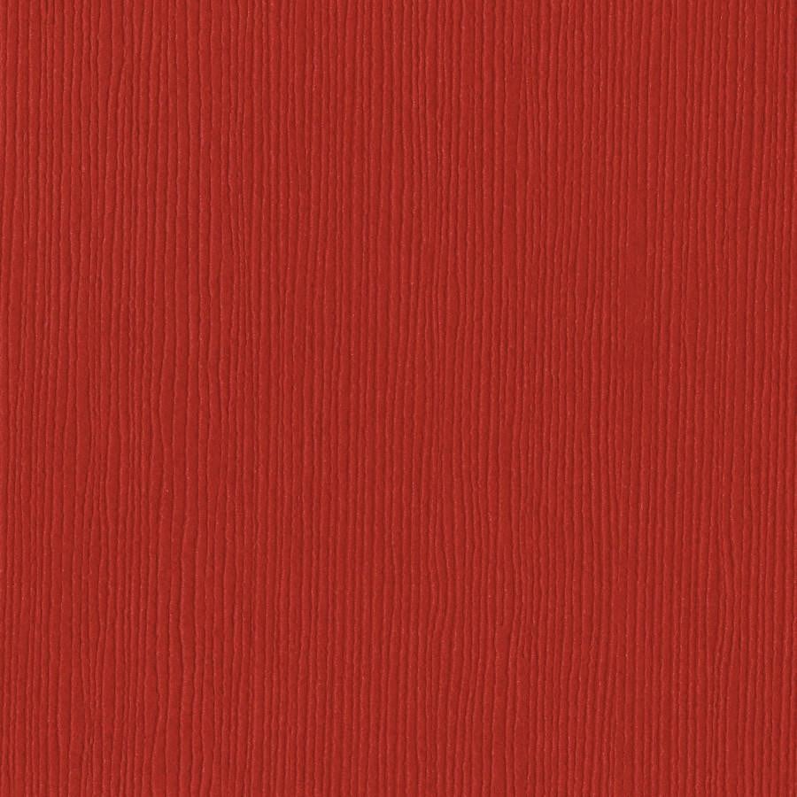 Bazzill Basics CLASSIC RED cardstock - 12x12 inch - 80 lb - textured scrapbook paper