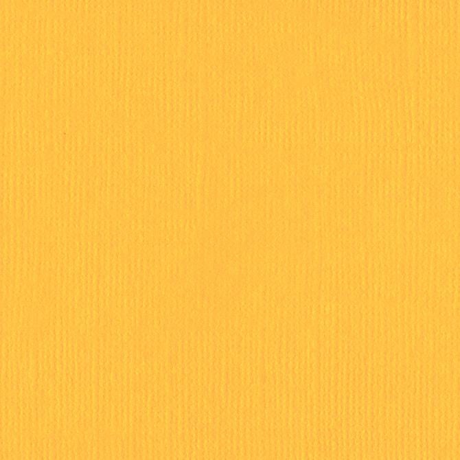 Classic Yellow cardstock - 12x12 inch - 80 lb - textured scrapbook paper - Bazzill Basics Paper