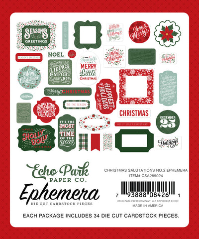 CHRISTMAS SALUTATIONS NO. 2 Ephemera - Echo Park