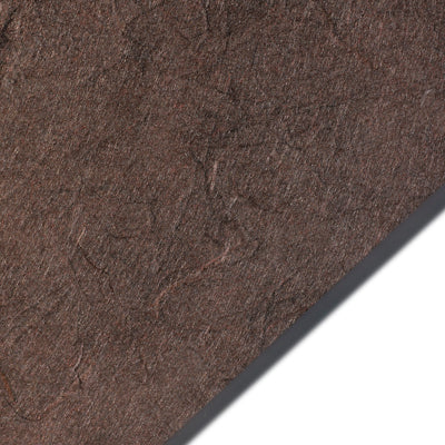 Chocolate brown mulberry paper - 12x12 inch - from Thai Unryu