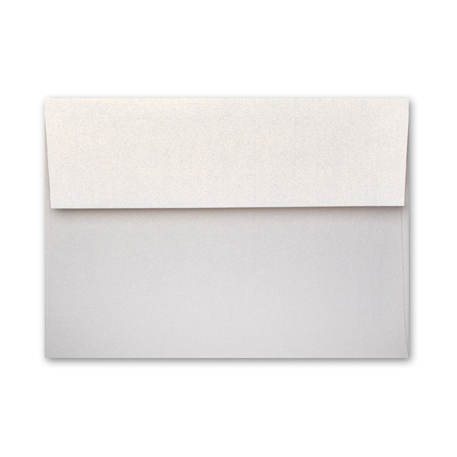CITRINE Stardream Envelope: An ivory envelope with a standard square flap and a metallic finish.