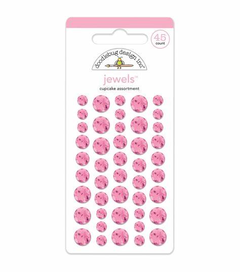 CUPCAKE Jewels - Self-Adhesive Rhinestones - Doodlebug Design