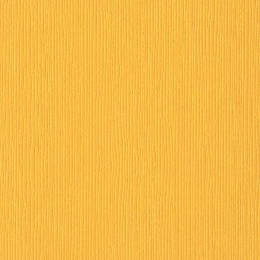 Bazzill DESERT MARIGOLD yellow cardstock - 12x12 inch - 80 lb - textured scrapbook paper