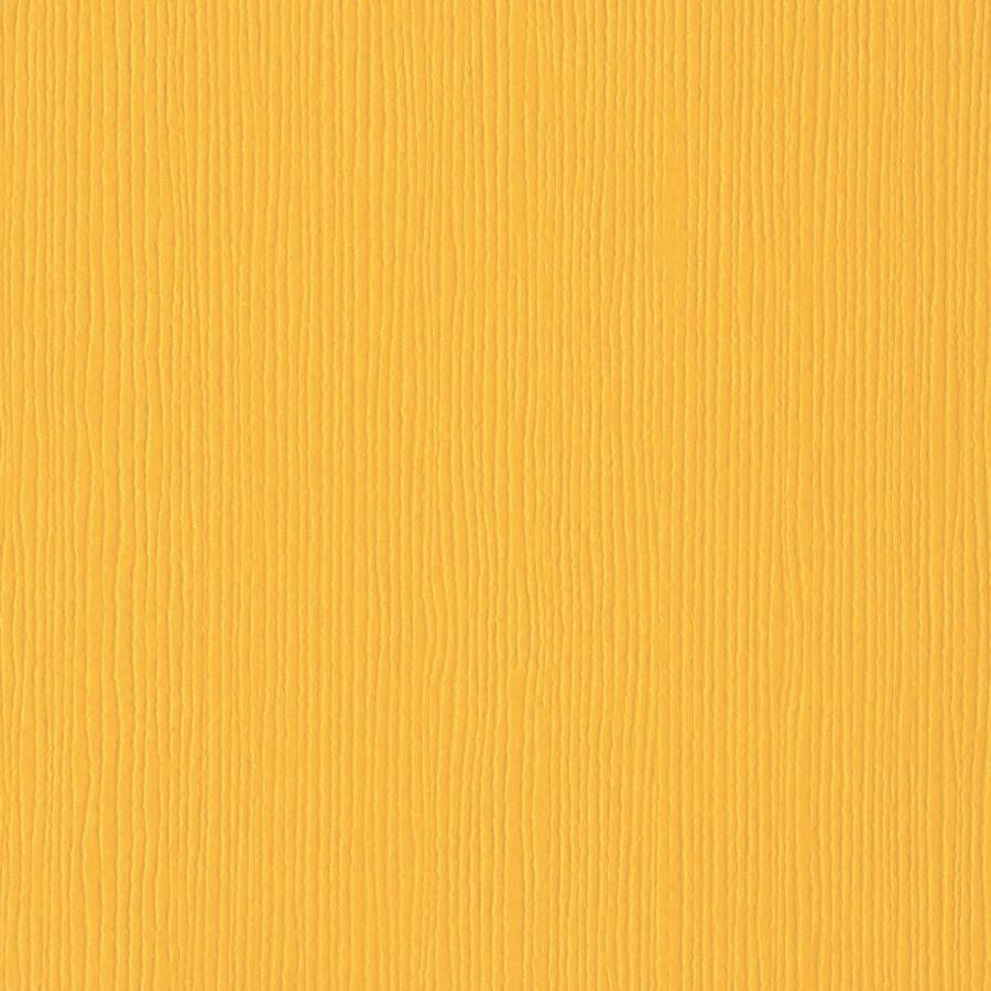 Bazzill DESERT MARIGOLD yellow cardstock - 12x12 inch - 80 lb - textured scrapbook paper