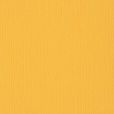 Bazzill DESERT MARIGOLD yellow cardstock - 12x12 inch - 80 lb - textured scrapbook paper