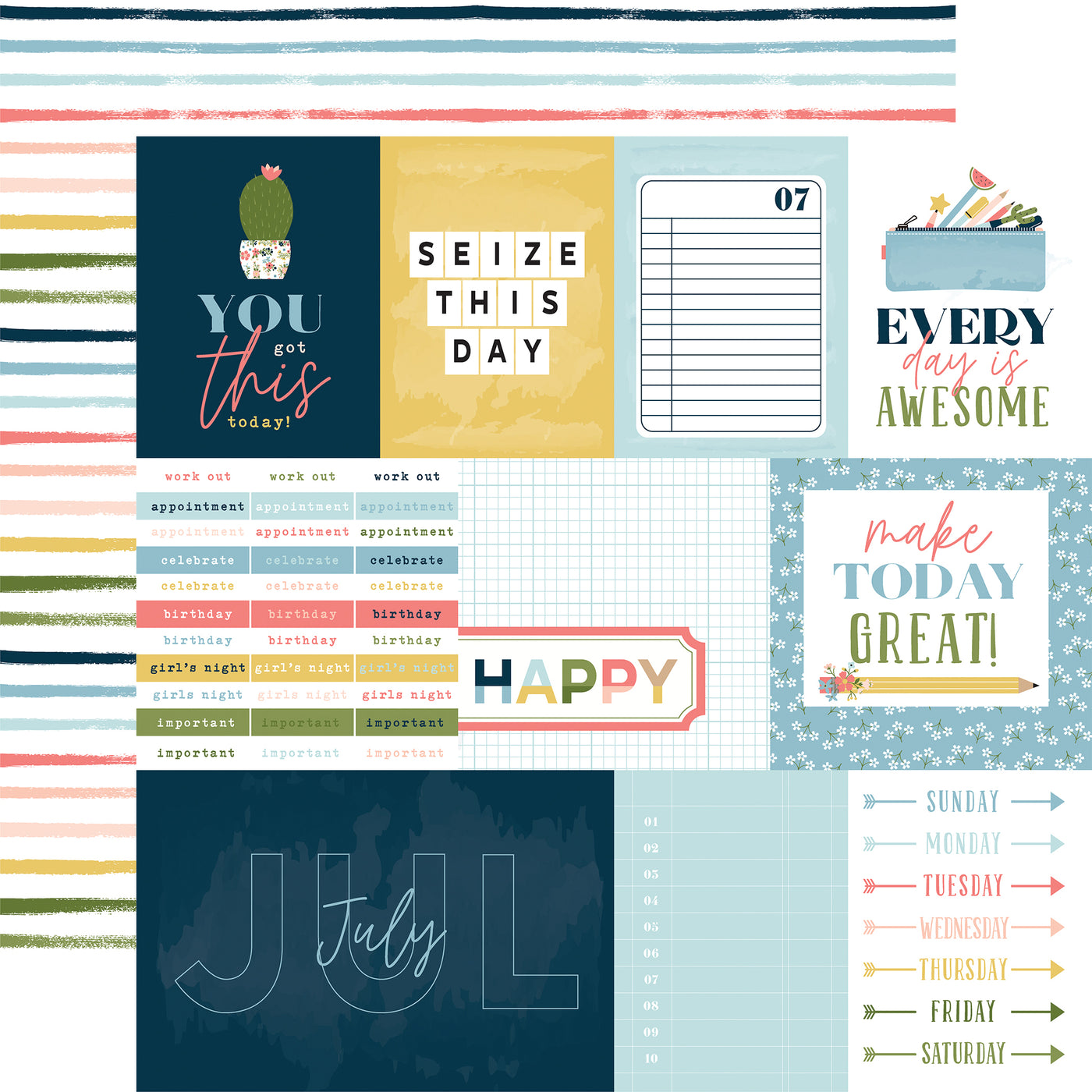 DAY IN THE LIFE 12x12 Collection Kit - Echo Park