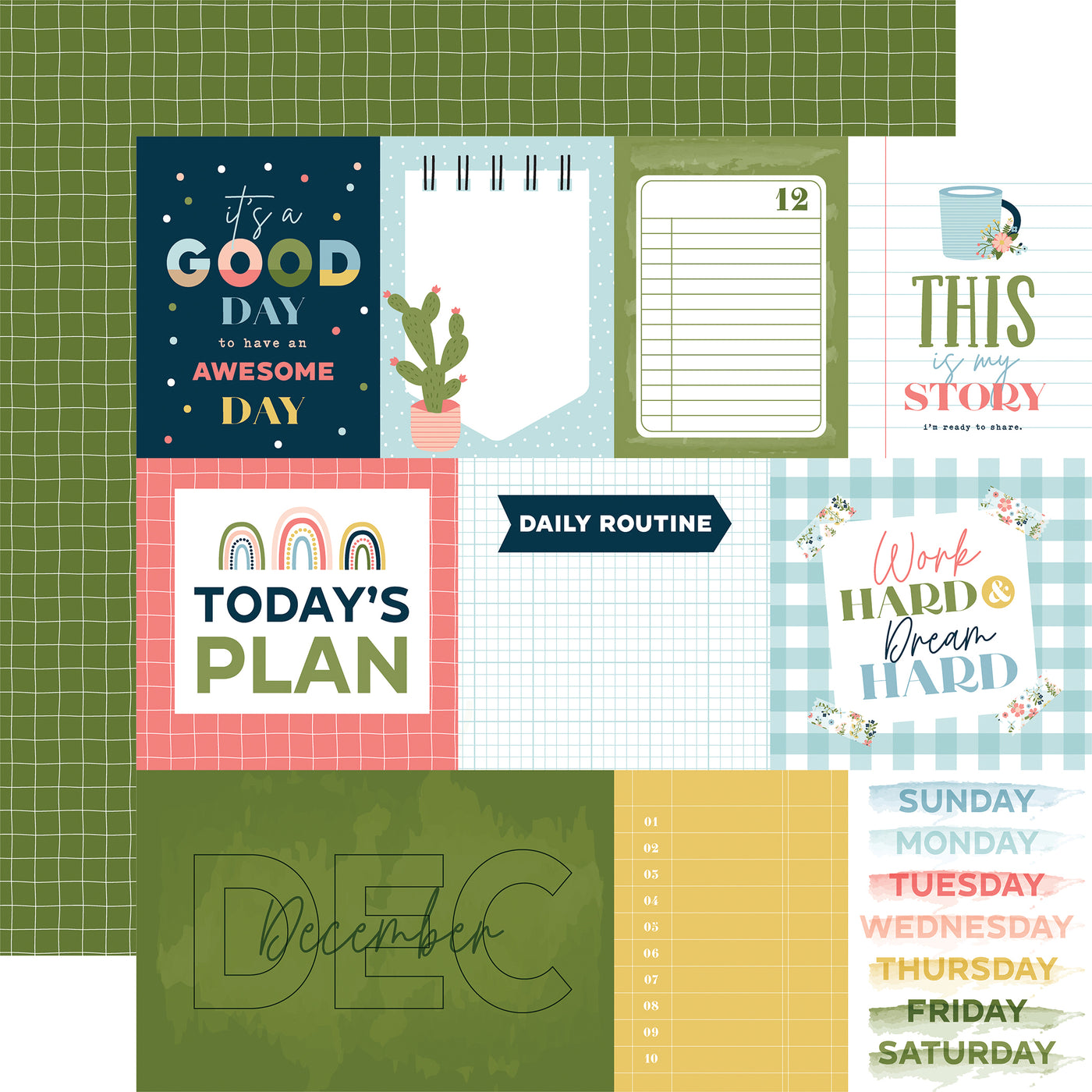 DAY IN THE LIFE 12x12 Collection Kit - Echo Park