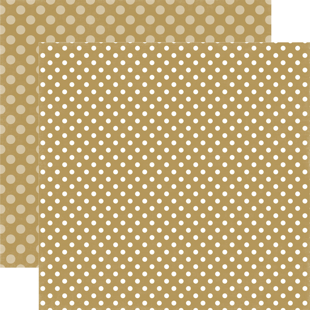 SUGAR COOKIE DOT 12x12 Dot Pattern Cardstock from Echo Park Paper Co.