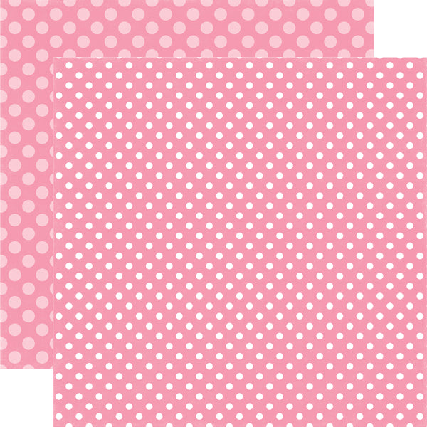 TOTALLY TAFFY DOT 12x12 patterned cardstock from Echo Park Paper Co.