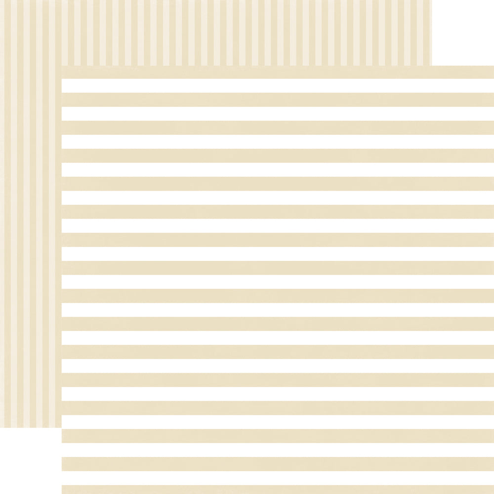 PEARL STRIPE 12x12 Cardstock from Dots & Stripes Collection by Echo Park Paper Co.