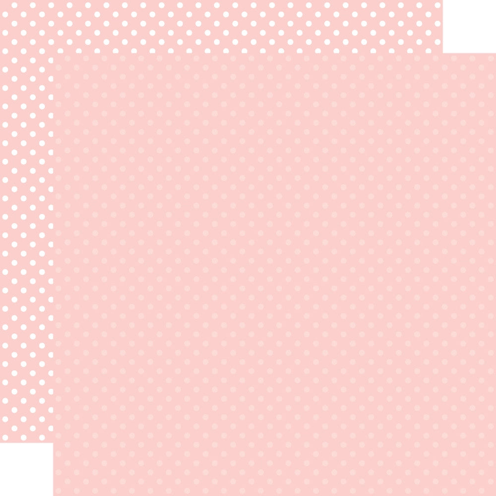 BLUSH DOTS - 12x12 Patterned Cardstock - Echo Park