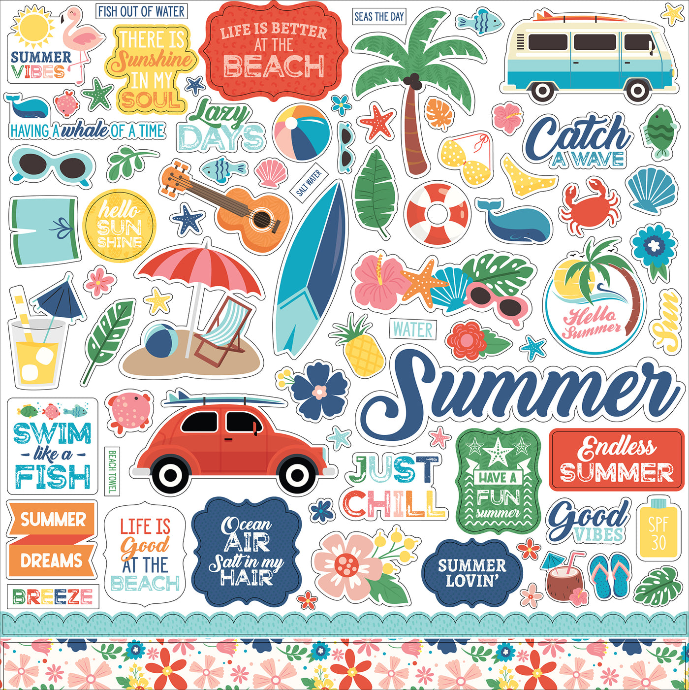 ENDLESS SUMMER 12x12 Collection Kit - Echo Park