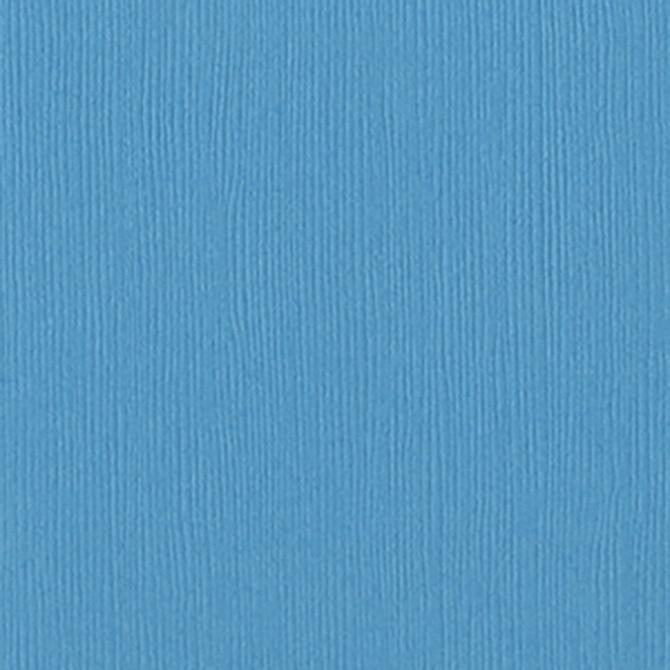 EVENING SURF blue cardstock - 12x12 - 80 lb - Bazzill textured scrapbook paper