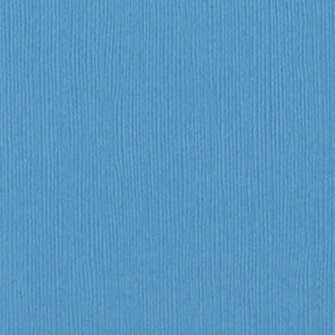 EVENING SURF blue cardstock - 12x12 - 80 lb - Bazzill textured scrapbook paper
