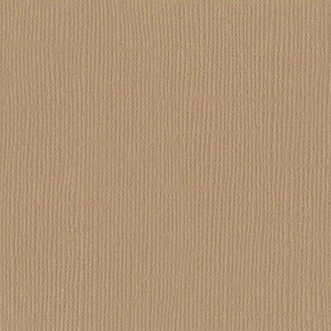 Bazzill FAWN light brown cardstock - 12x12 inch - 80 lb - textured scrapbook paper
