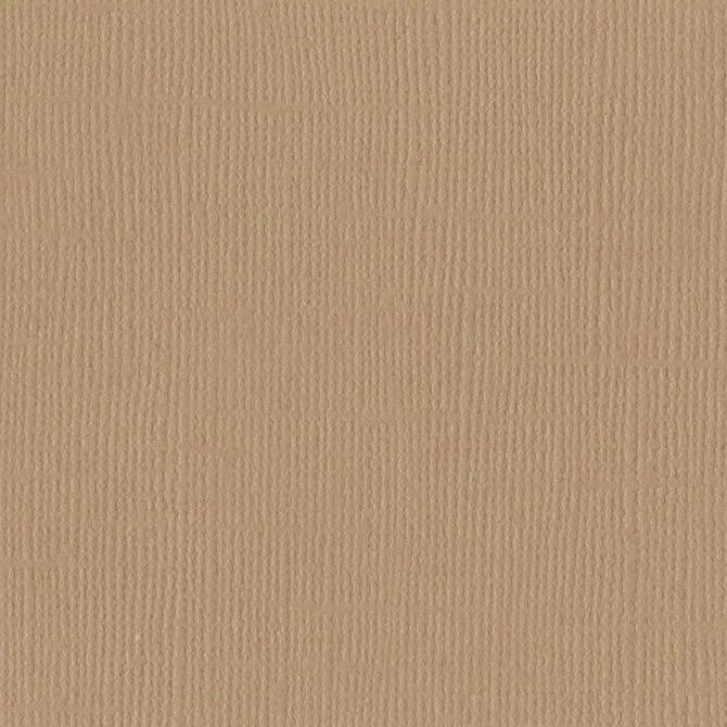 Bazzill FAWN light brown cardstock - 12x12 inch - 80 lb - textured scrapbook paper