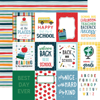 FIRST DAY OF SCHOOL 12x12 Collection Kit - Echo Park