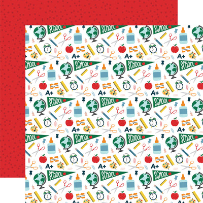 FIRST DAY OF SCHOOL 12x12 Collection Kit - Echo Park