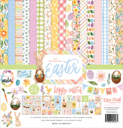 Perfect pastel color combinations and beautifully watercolored page designs for Easter paper crafting fun.  