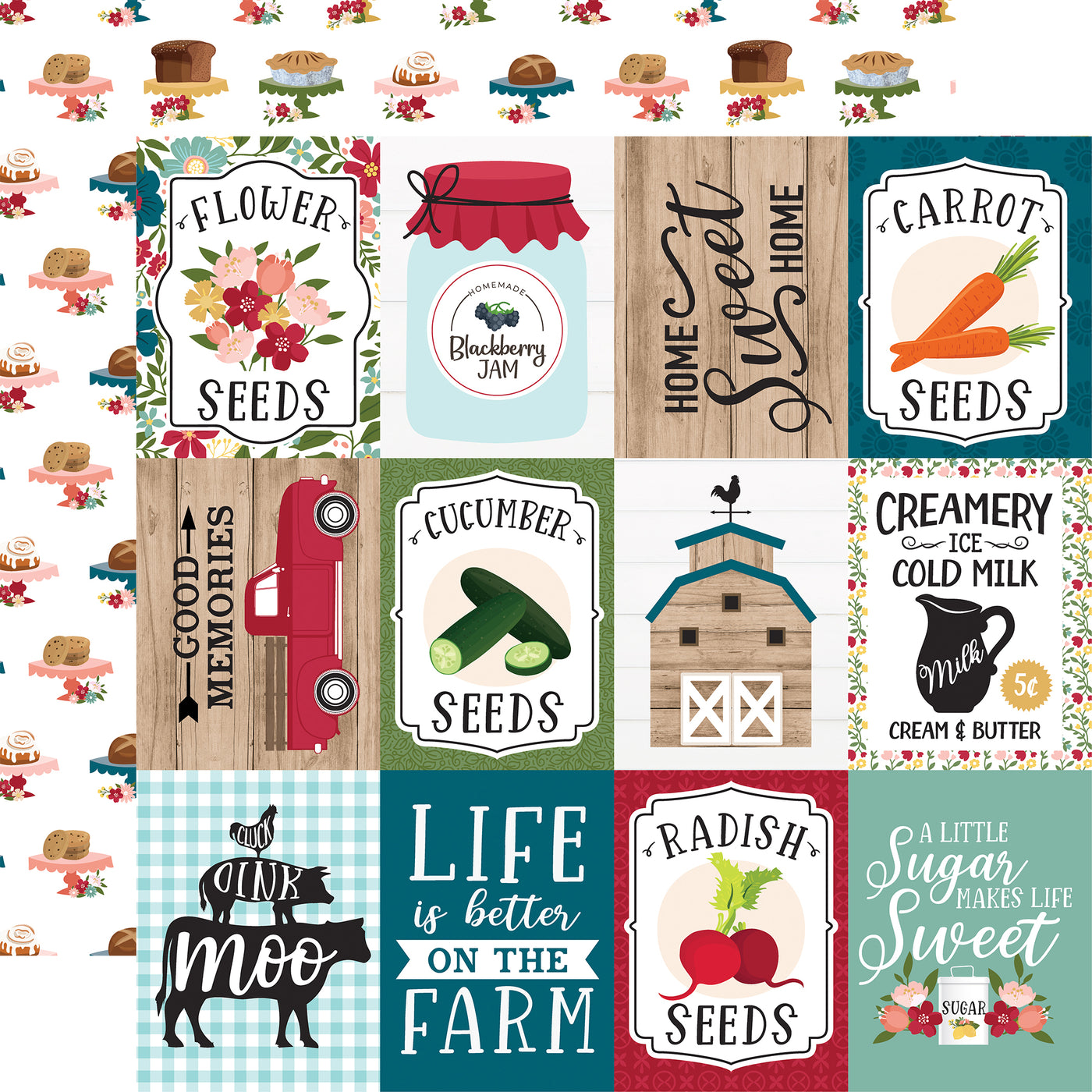 FARMER'S MARKET 12x12 Collection Kit - Echo Park