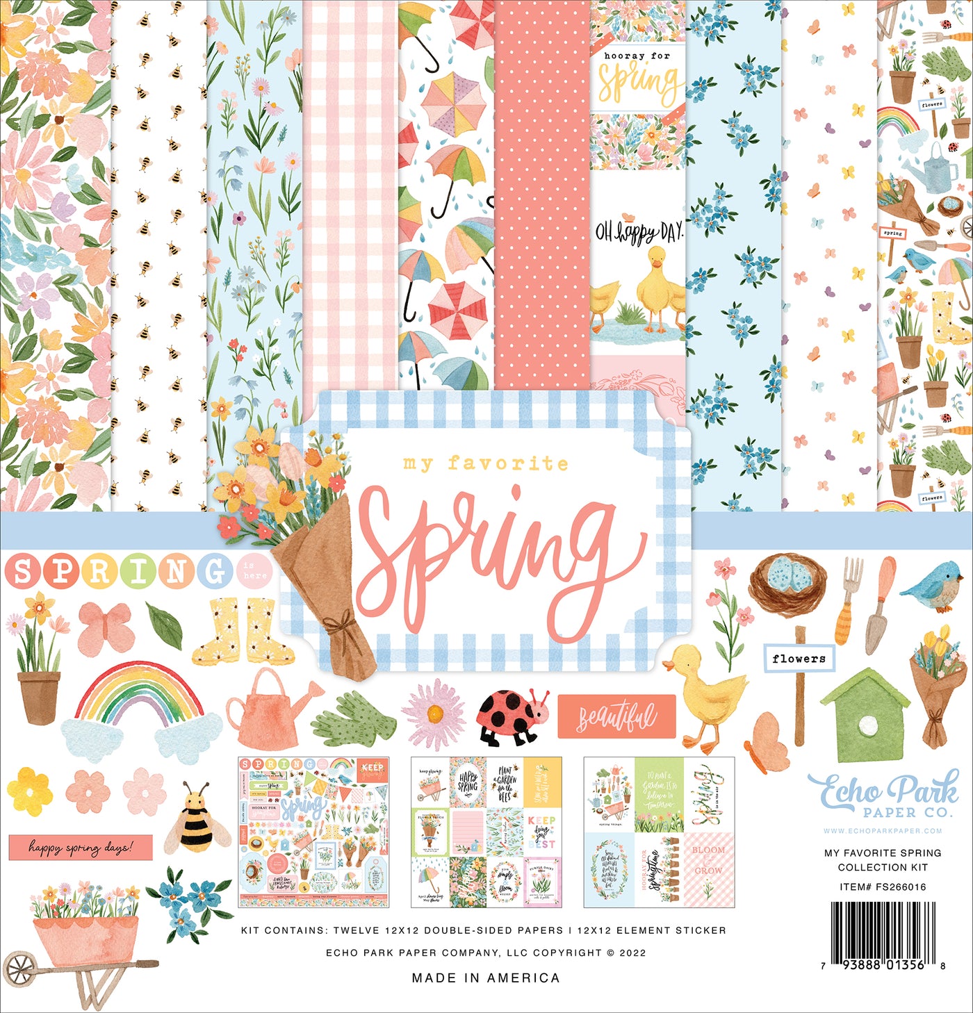 Spring is in the air! Breathe some new life into your crafts with this beautiful new kit from Echo Park!