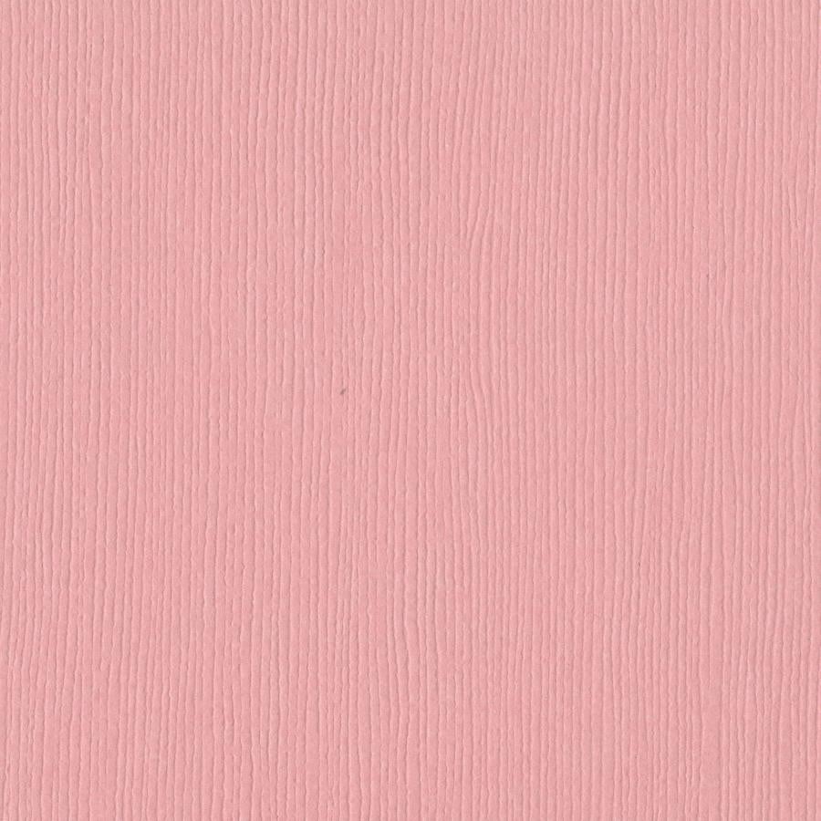 Bazzill FUSSY pink cardstock - 12x12 inch - 80 lb - textured scrapbook paper