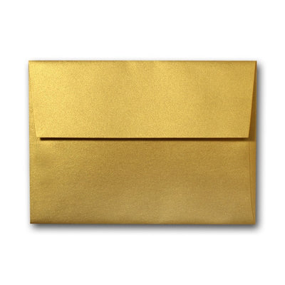 FINE GOLD Stardream Envelope: A yellow envelope with a standard square flap and a metallic finish.