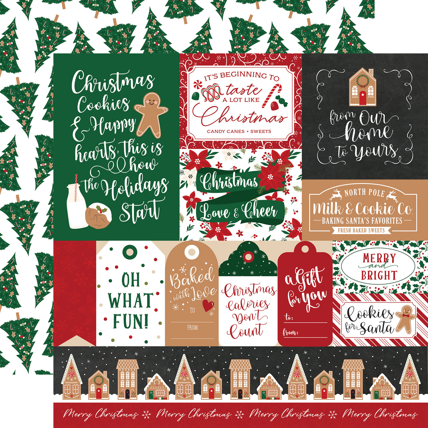 GINGERBREAD CHRISTMAS 12x12 Collection Kit - Echo Park