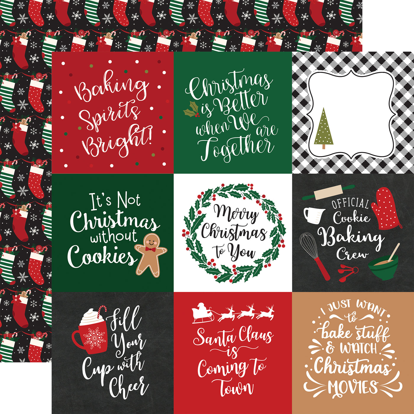 GINGERBREAD CHRISTMAS 12x12 Collection Kit - Echo Park
