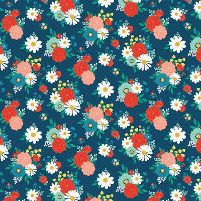 FESTIVE FLORAL - 12x12 Double-Sided Patterned Paper - Echo Park