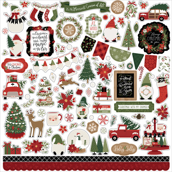 GNOME FOR CHRISTMAS 12x12 Collection Kit - Echo Park