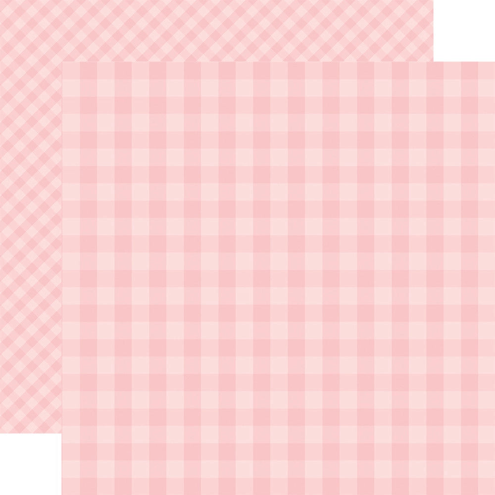 Multi-Colored (Side A - pink gingham pattern, Side B - pink gingham with smaller, diagonal pattern)