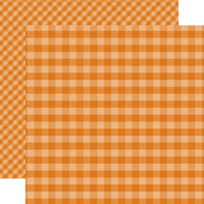 AUTUMN GINGHAM 12x12 Paper Pack - Echo Park