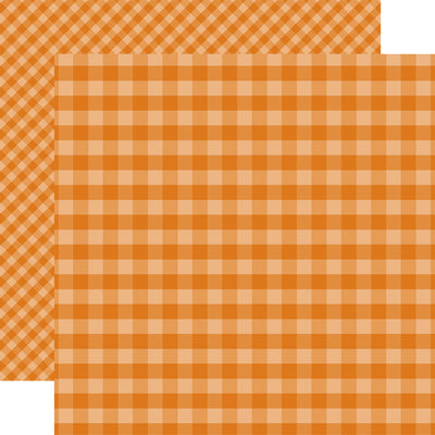 AUTUMN GINGHAM 12x12 Paper Pack - Echo Park